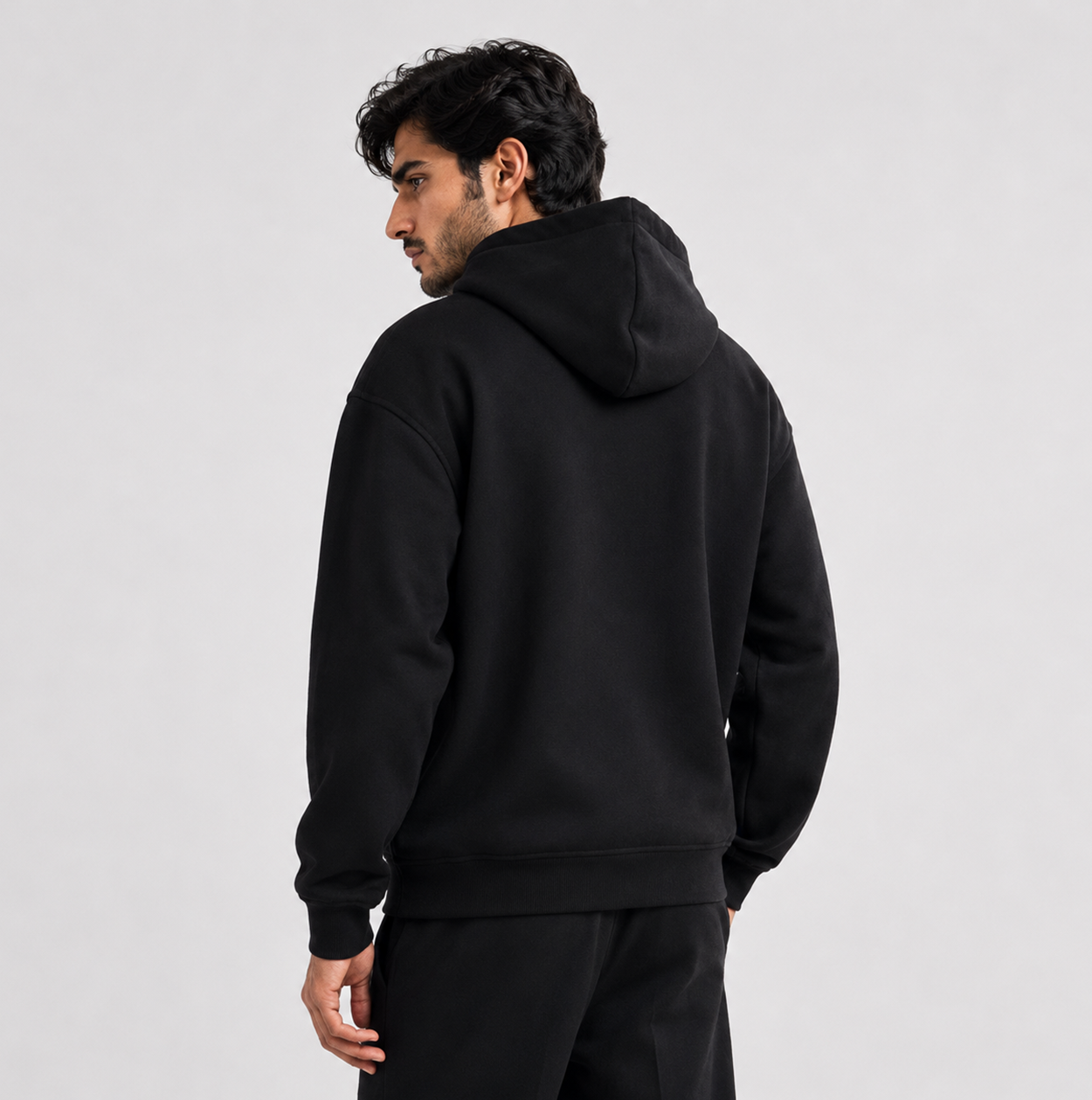 Loose Fit Hoodie Black (005)