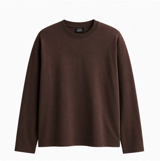 Loose Fit Sweat Shirt Brown (006)