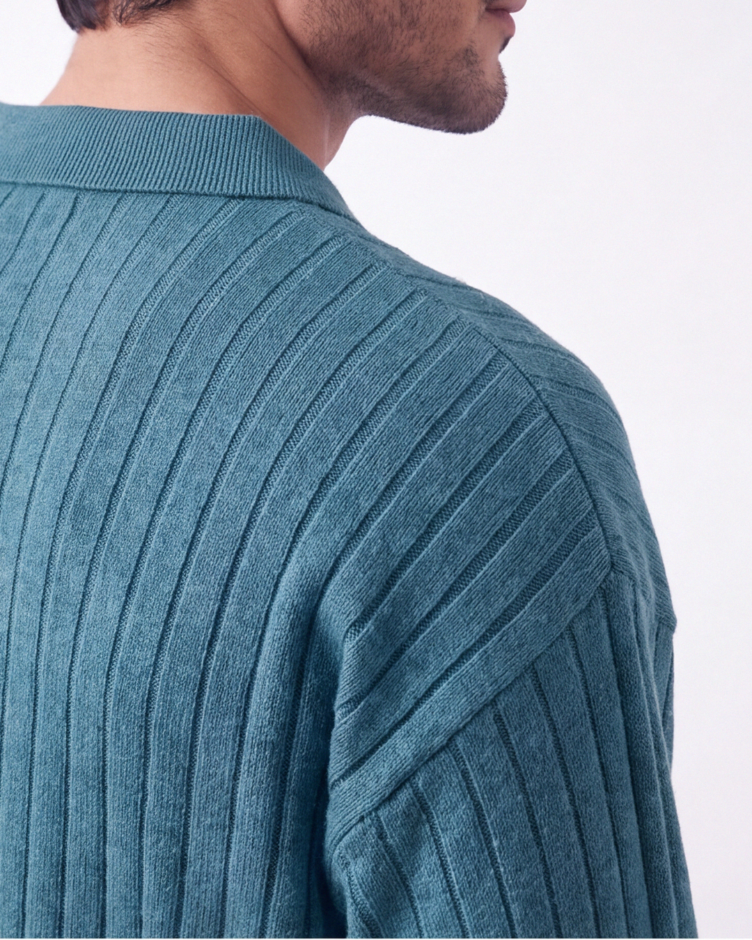 Drop Needle Polo Blue (001)