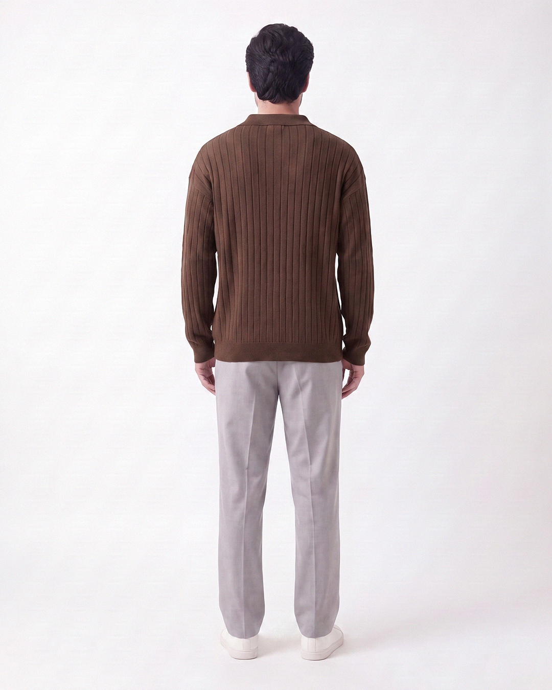 Drop Needle Polo Brown (001)