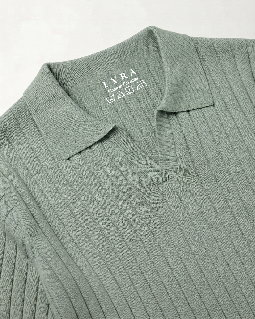 Drop Needle Polo Matcha (001)