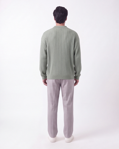 Drop Needle Polo Matcha (001)