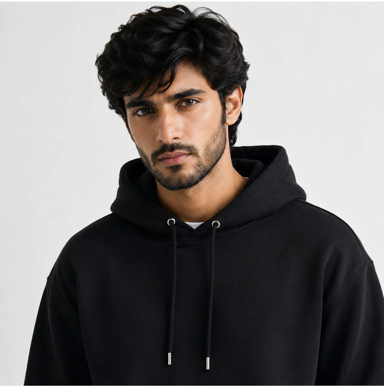 Loose Fit Hoodie Black (005)