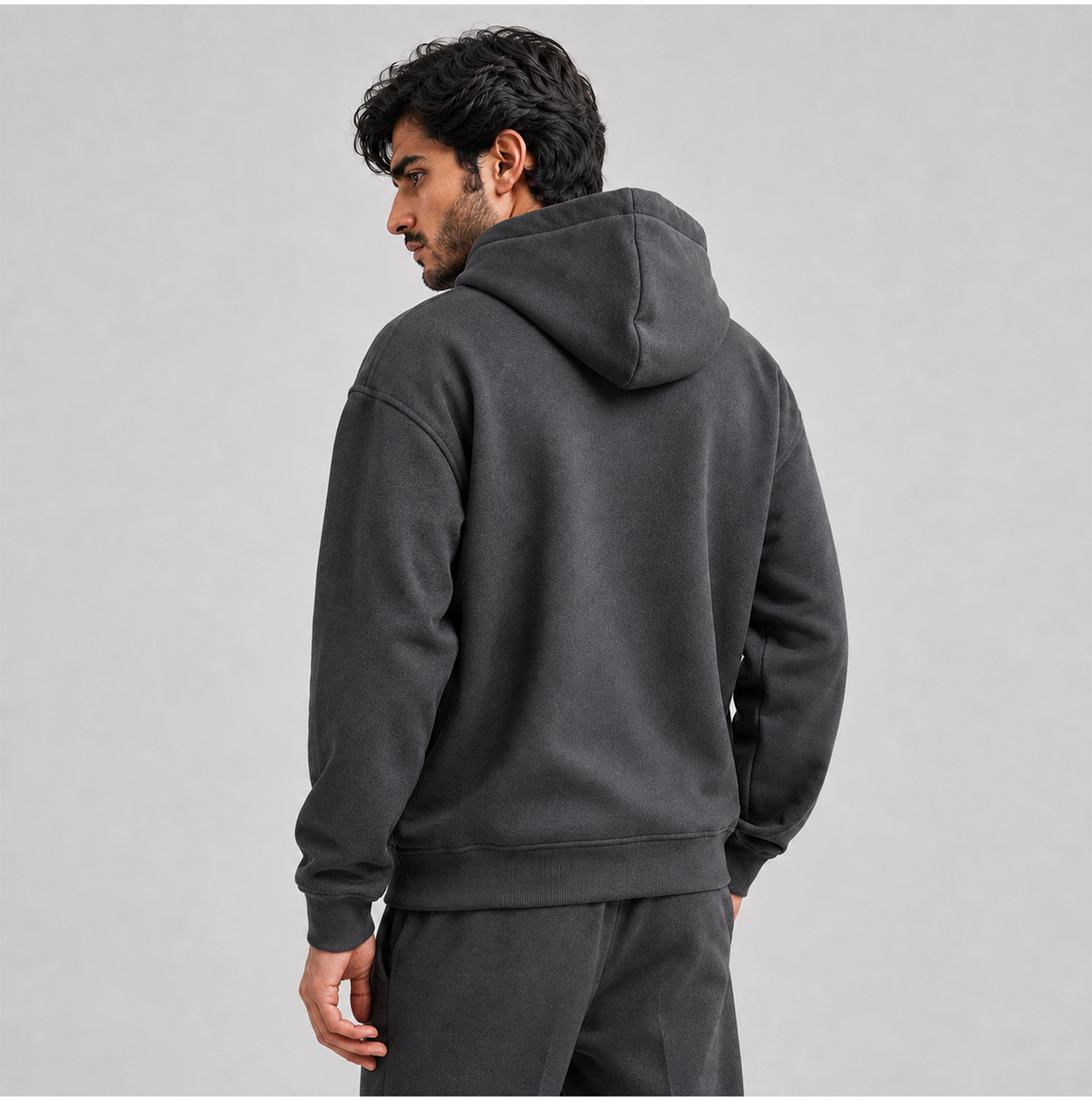 Loose Fit Hoodie Ash Grey (005)