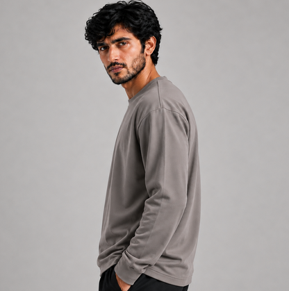 Loose Fit Sweat Shirt Grey (006)