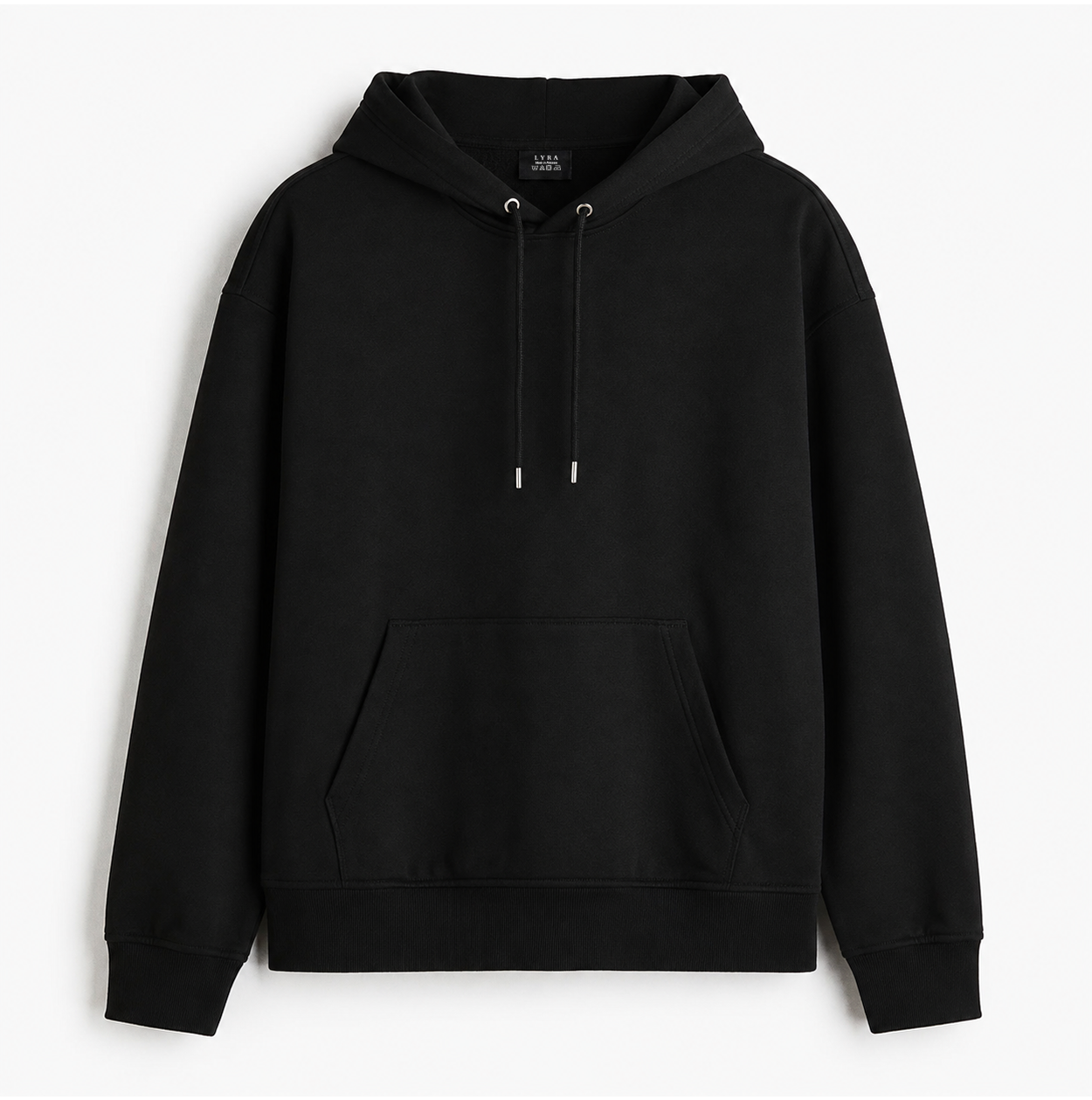 Loose Fit Hoodie Black (005)