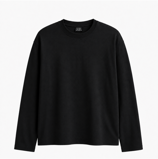 Loose Fit Sweat Shirt Black (006)