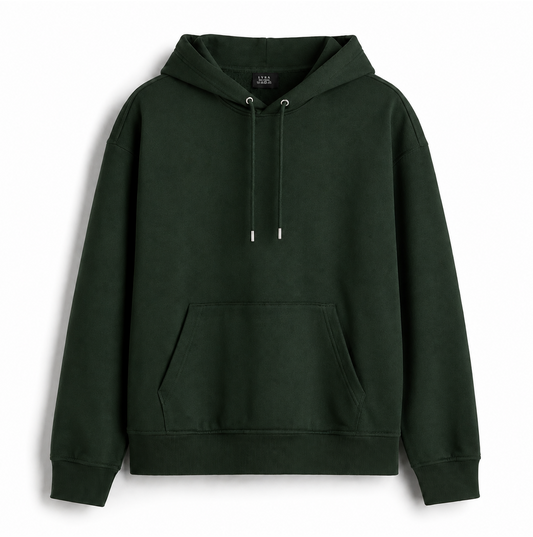 Loose Fit Hoodie Pine Green (005)