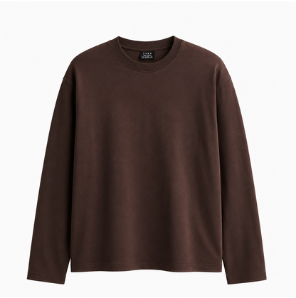 Loose Fit Sweat Shirt Brown (006)