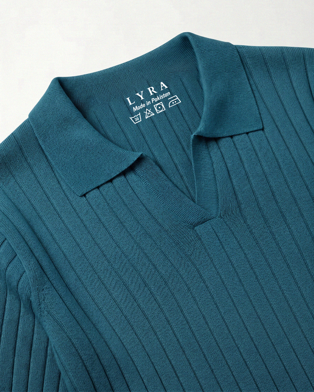 Drop Needle Polo Blue (001)