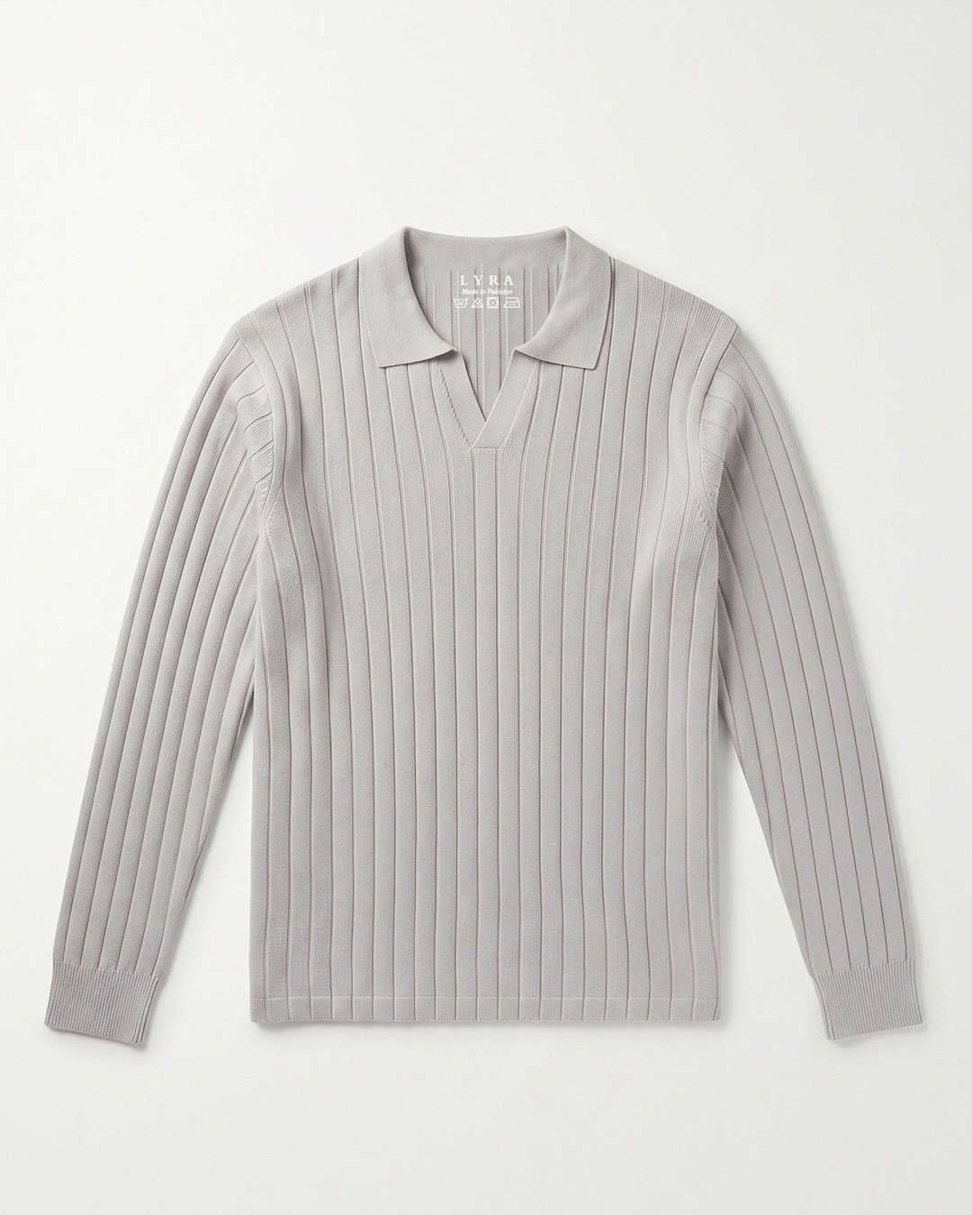 Drop Needle Polo Grey (001)