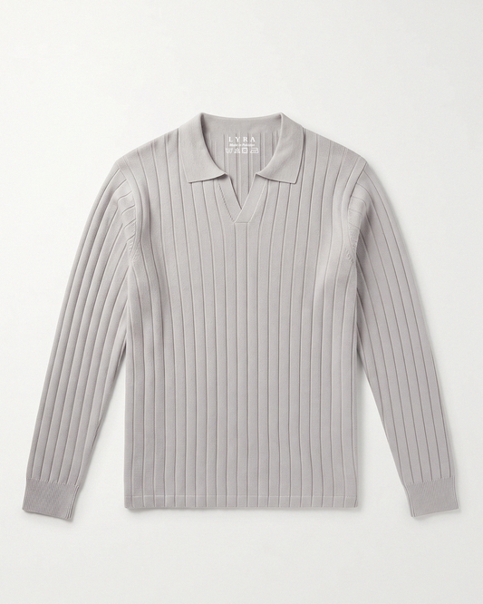 Drop Needle Polo Grey (001)