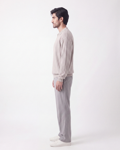 Drop Needle Polo Grey (001)