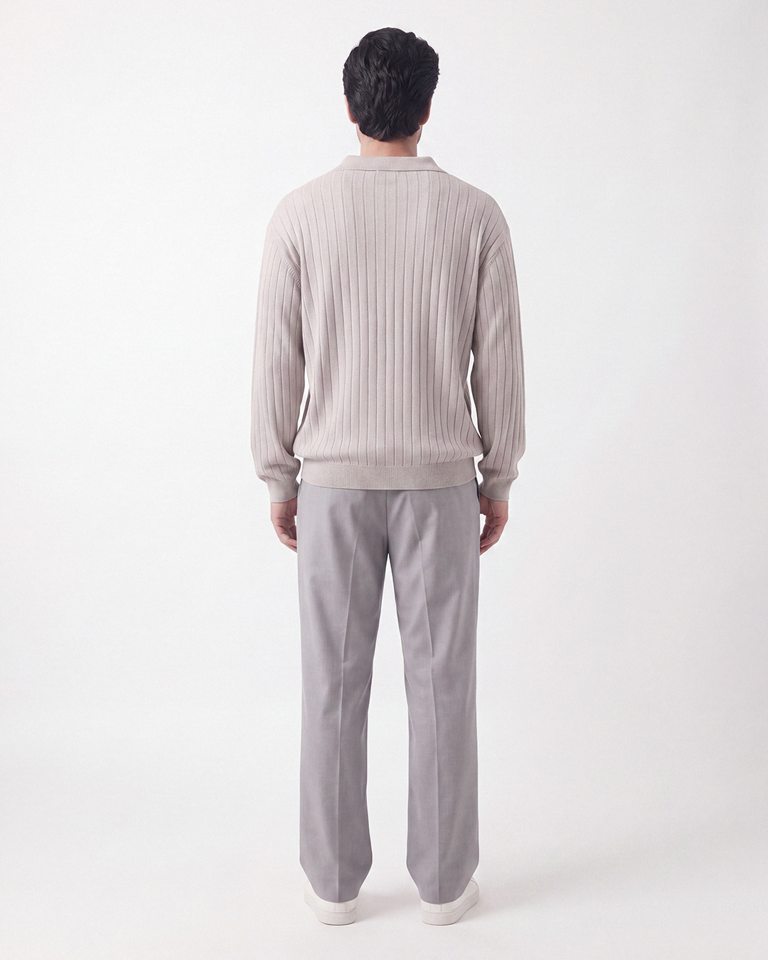 Drop Needle Polo Grey (001)