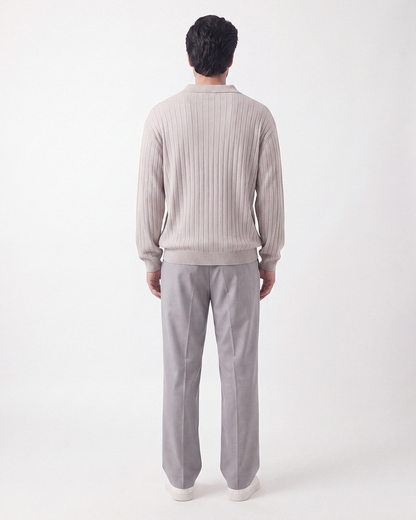 Drop Needle Polo Grey (001)